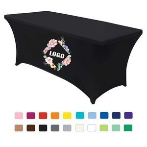 Premium 6' Full Color Dye Sublimation Stretch Table Cover