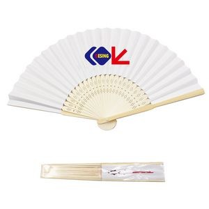 Folding Handheld Bamboo Fan