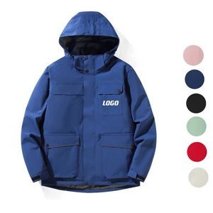Waterproof Jacket with Removable Fleece Lining