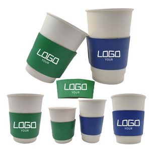 MOQ 500 9 oz Kraft Coffee Cup Sleeve