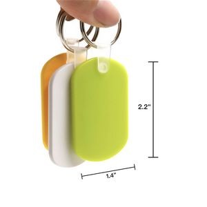 Custom Oval Shaped Keychain