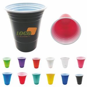 Disposable Single Wall Plastic Party Cup 16 oz.