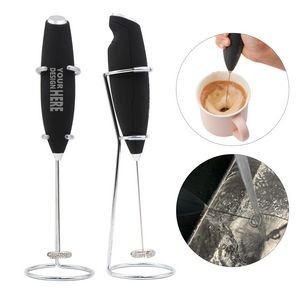 Handheld Electric Milk Frother with Stand
