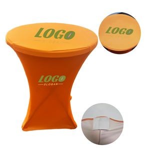 Full Color Round Stretch Table Cover