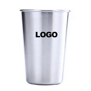 16 Oz.Single Wall Stainless Steel Pint Cup