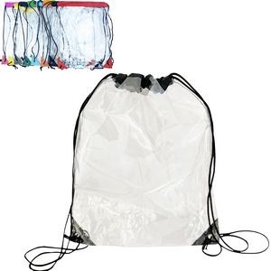 PVC Clear Drawstring Bag