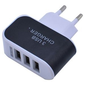 3 Port USB Charger with LED Light Full Color Print