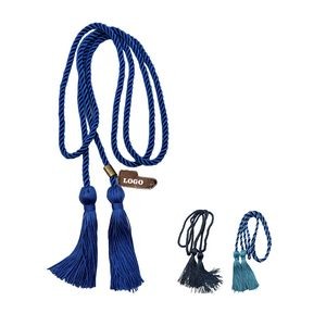 Intertwined Graduation Honor Cords With Charm Tag MOQ 50pcs