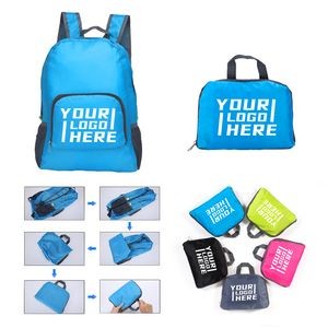 Lightweight Outdoor Travel Sport Foldable Backpack MOQ50pcs