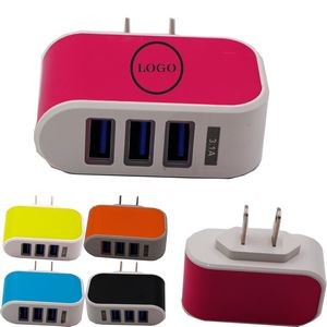 Quick Portable 3 Port USB Charger
