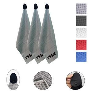 Embroidery Microfiber Magnetic Golf Towel