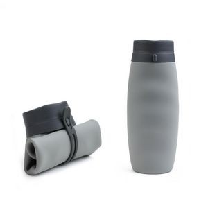 20oz Foldable Silicone Water Bottle