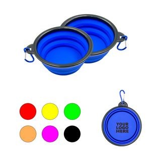 TPE Folding Pet Bowl With Carabiner