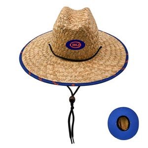 Large Birm Lifeguard Straw Hat