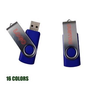 1GB Metal Swivel Flash Drive MOQ 100PCS