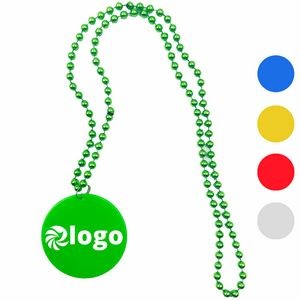 Custom Mardi Gras Beads with 2.6 inch Medallion