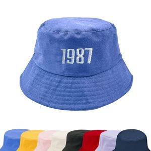 Embroidery Cotton Bucket Hat