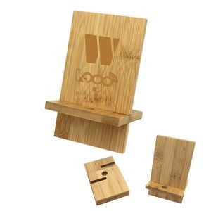 Bamboo Portable Cell Phone Stand