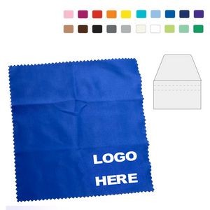 Premium Full-Color Microfiber Cleaning Cloth with PVC Case