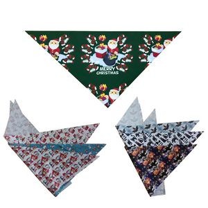 Dye Sublimated Triangle Pet Head Scarf