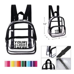 Mini PVC Clear Bag Transparent Backpack MOQ50pcs
