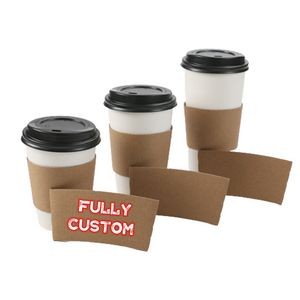 Disposable Paper Coffee Cup Sleeves