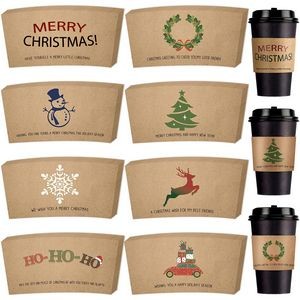 Kraft Paper Coffee Cup Sleeves