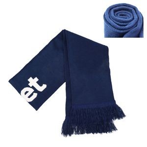 Knitted Acrylic Scarf with Tassel
