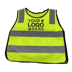 MOQ50Pcs Kids High Visibility Reflective Safety Vest