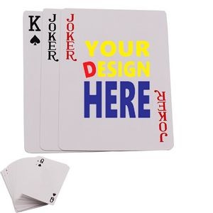 Custom Standard Back Poker Size Playing Cards