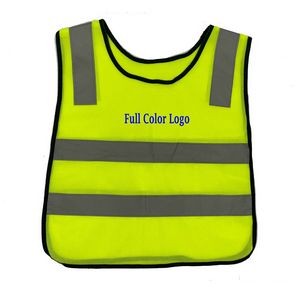 Small MOQ 100pcs Kids Reflective Safety Vest