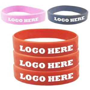 Debossed Sport Silicone Wristbands