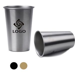 16oz Unbreakable Stainless Steel Pint Cup