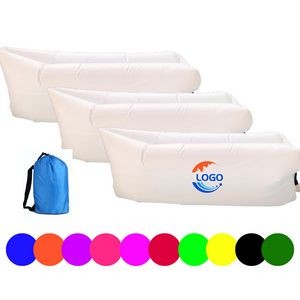 MOQ 20pcs Outdoor Inflatable Single Beach Inflatable Sofa Cushion
