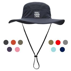 Wide Brim UV Protection Sun Bucket Hat