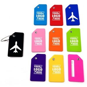 Silicone Luggage Tag with Name ID Card