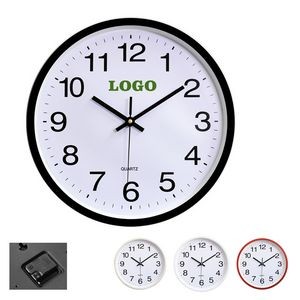 12" Plastic Wall Clock