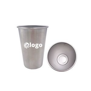 Laser 16 Oz Stainless Steel Pint Cup