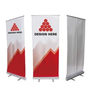 33"x80" Standard Retractable Banner Stand with Carrying Bag