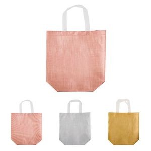Metallic Laminated Shopping Tote Bags