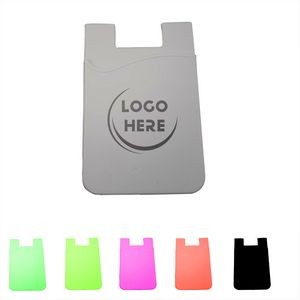 Premium Silicone Phone Wallet Credit Card Holder Strong Sticker