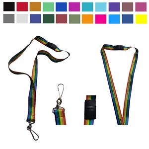 3/4" Dye Sublimation Lanyard With Safety Breakaway