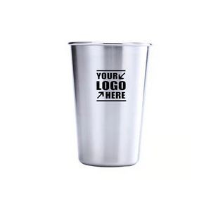 12 Oz. Single Wall Stainless Steel Cup