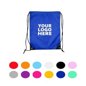 Classic Polyester Sports Drawstring Backpack