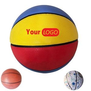 Custom Full Color PU Leather 7# Wear-Resisting Basketball