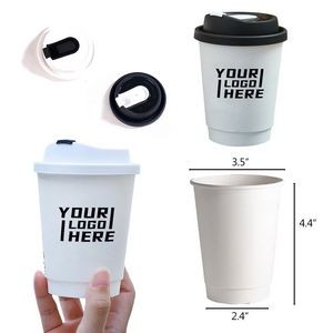 8oz Beverage Coffee Insulated Paper Cup MOQ500pcs