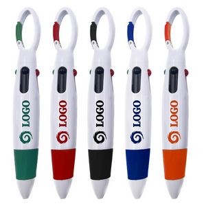 4 Color Portable Ballpoint Pens
