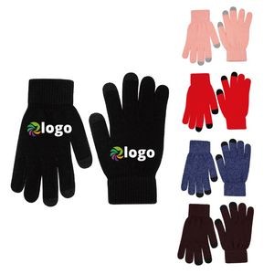 Unisex Thickened Touchscreen Gloves-Heat Transfer