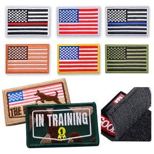Custom Embroidered American Flag Patch
