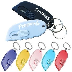 Retractable Box Cutter Keychain